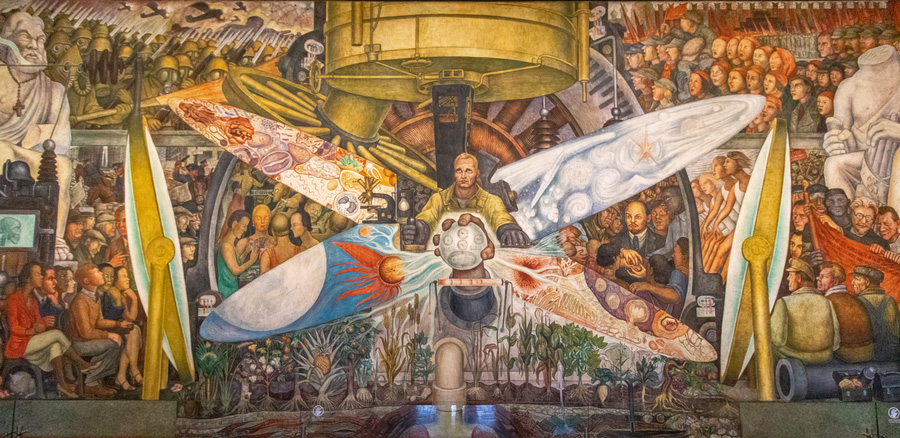 El Hombre en el cruce de caminos - Diego Rivera